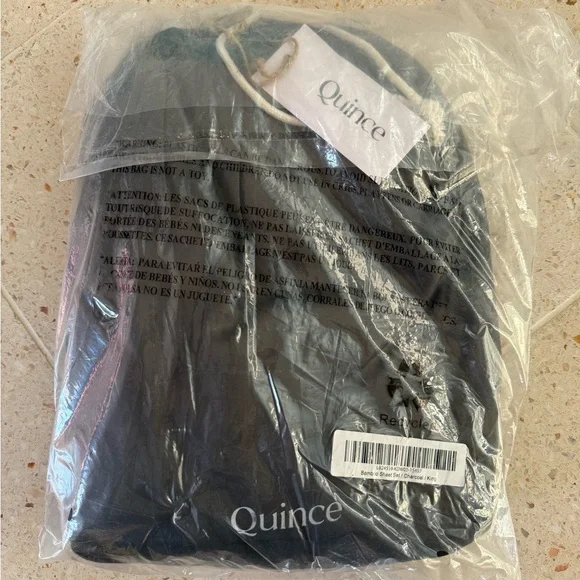 Quince charcoal king bamboo sheet set - Picture 2 of 5